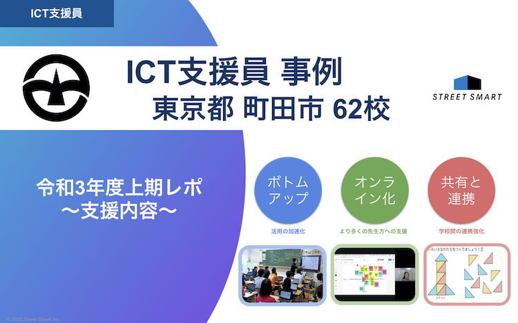 【ICT支援員】3つの方針による支援内容｜東京都町田市全62校 令和3年度上期支援レポート